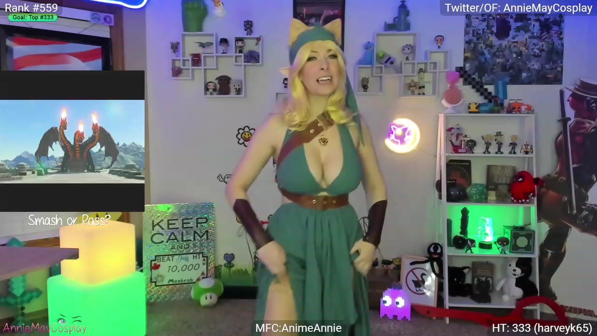 Gallery image thumbnail from AnimeAnnie's myfreecams stream on, 07/16/2023, 03:24 image 17 of 20