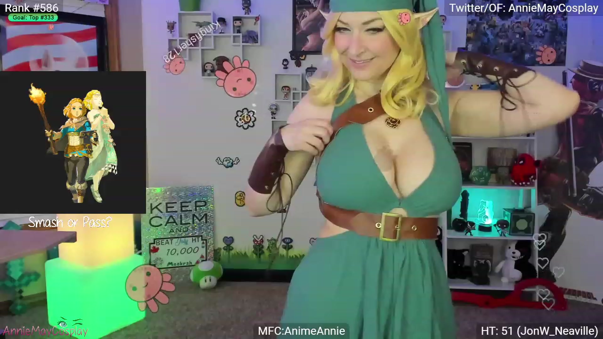 Gallery image thumbnail from AnimeAnnie's myfreecams stream on, 07/16/2023, 03:24 image 5 of 20