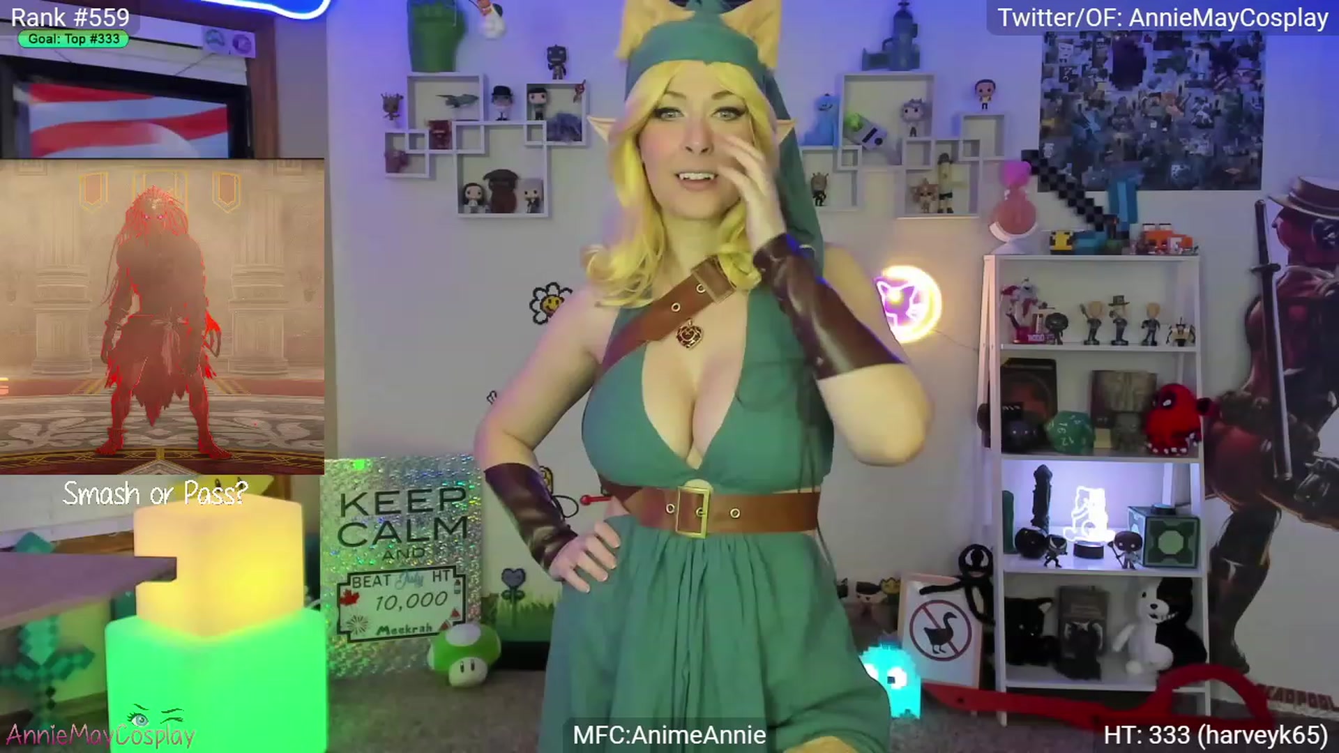Gallery image thumbnail from AnimeAnnie's myfreecams stream on, 07/16/2023, 03:24 image 18 of 20