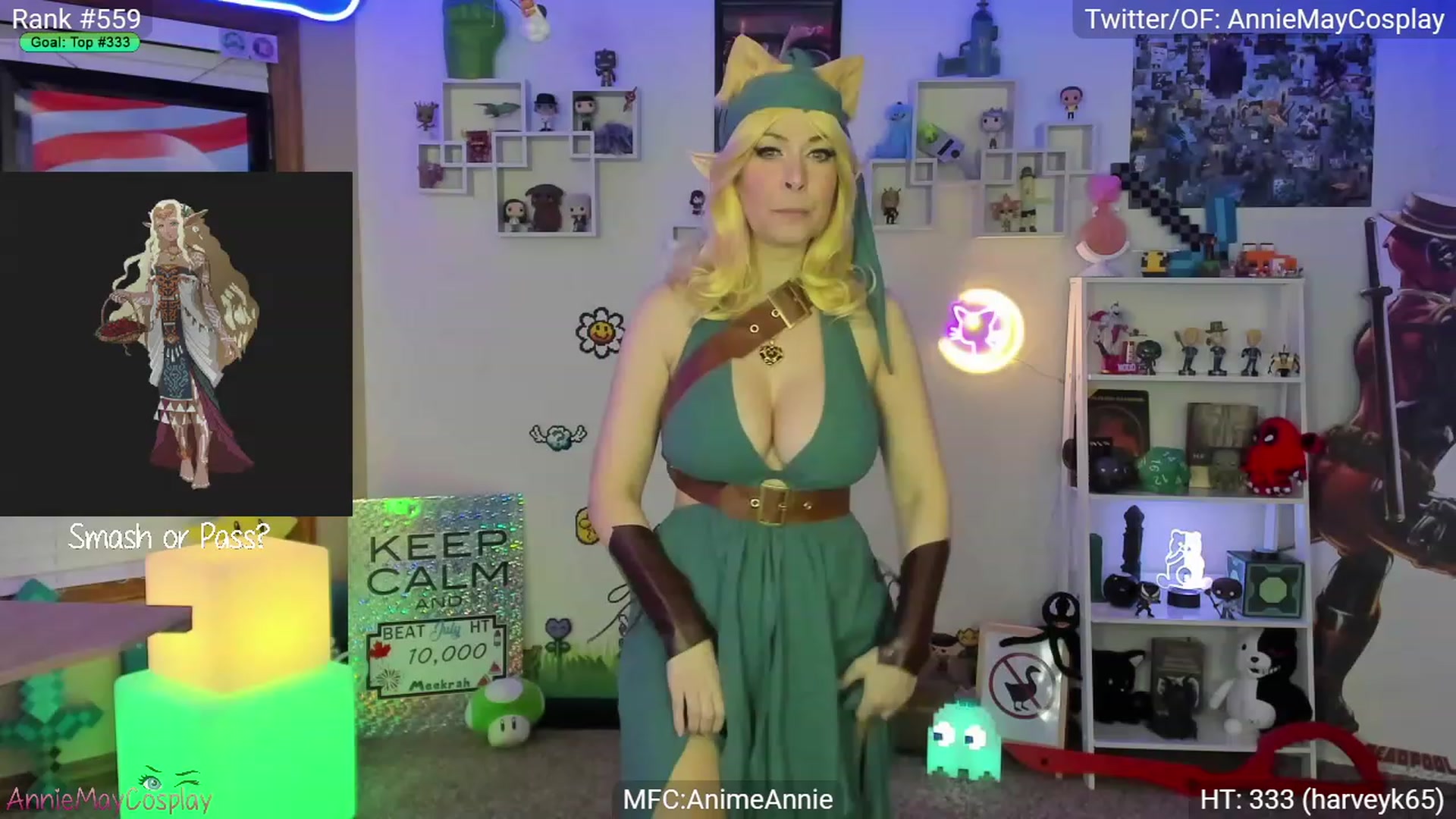 Gallery image thumbnail from AnimeAnnie's myfreecams stream on, 07/16/2023, 03:24 image 20 of 20