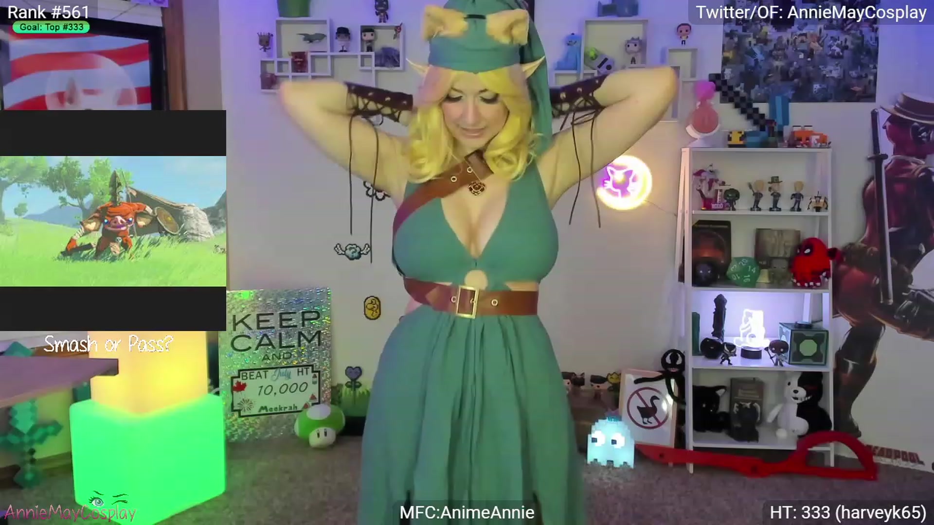 Gallery image thumbnail from AnimeAnnie's myfreecams stream on, 07/16/2023, 03:24 image 14 of 20