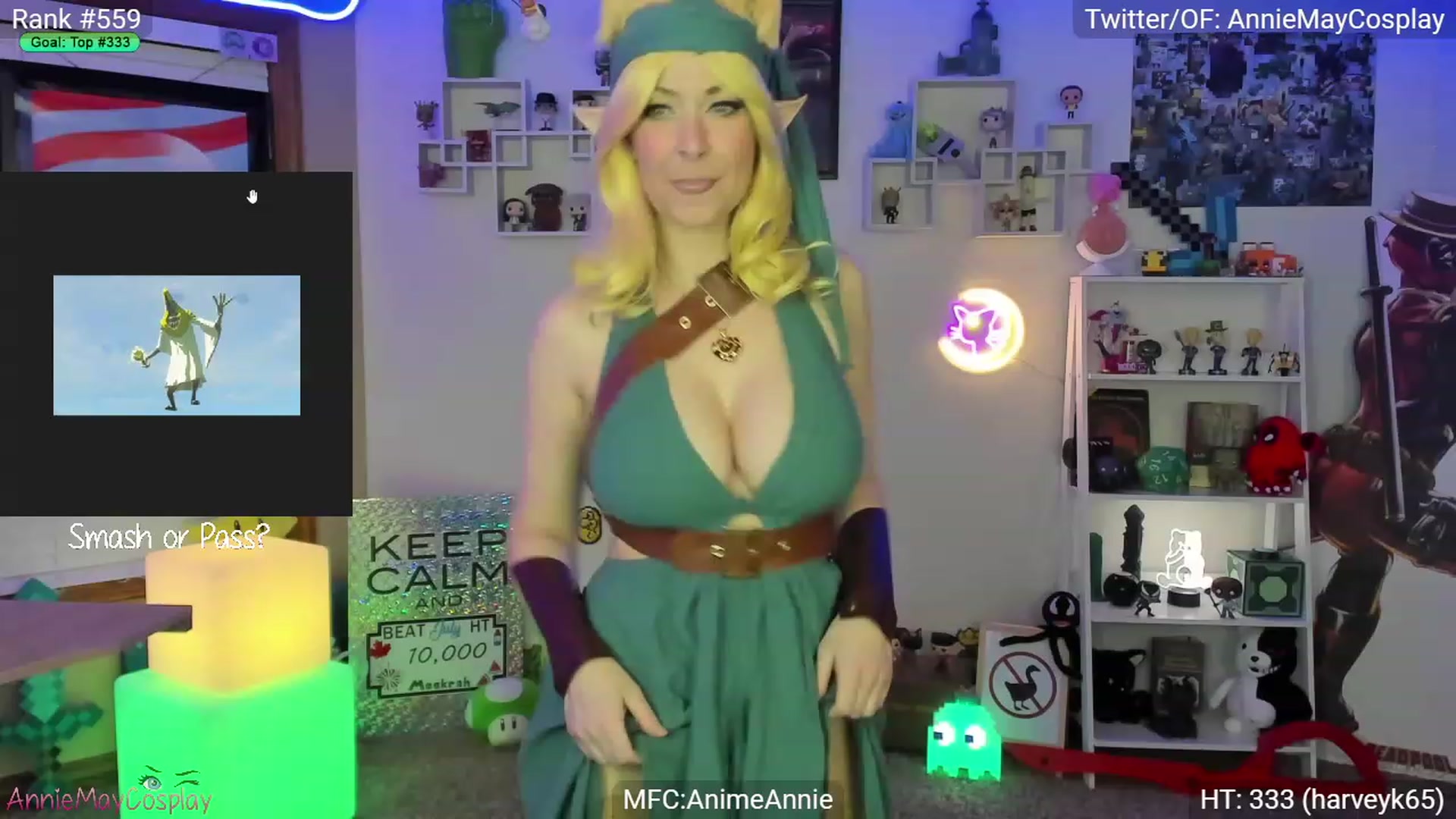 Gallery image thumbnail from AnimeAnnie's myfreecams stream on, 07/16/2023, 03:24 image 16 of 20