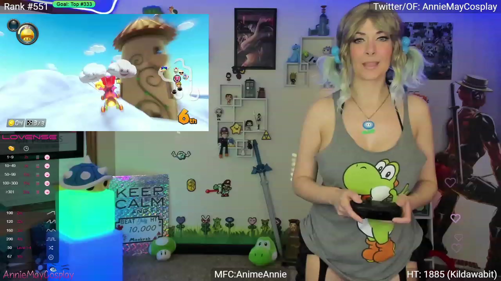 Gallery image thumbnail from AnimeAnnie's myfreecams stream on, 07/18/2023, 01:50 image 11 of 20