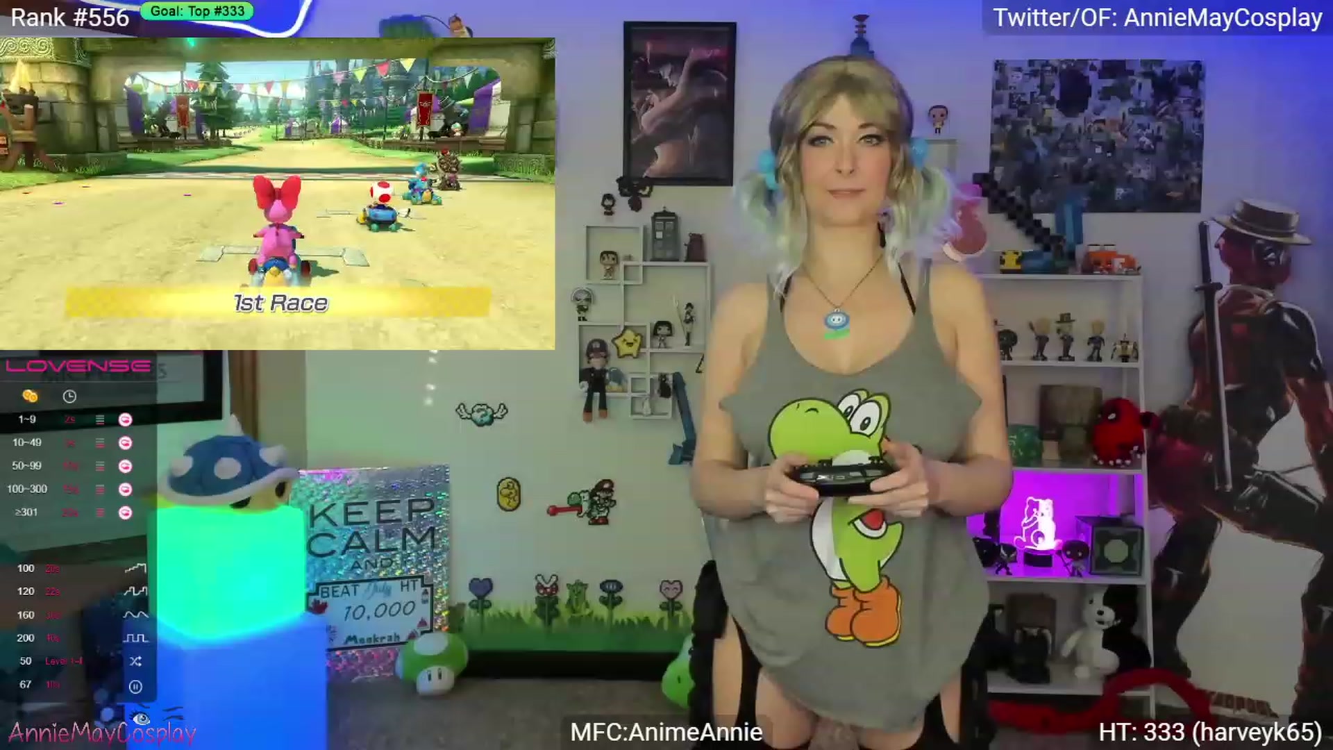 Gallery image thumbnail from AnimeAnnie's myfreecams stream on, 07/18/2023, 01:50 image 2 of 20