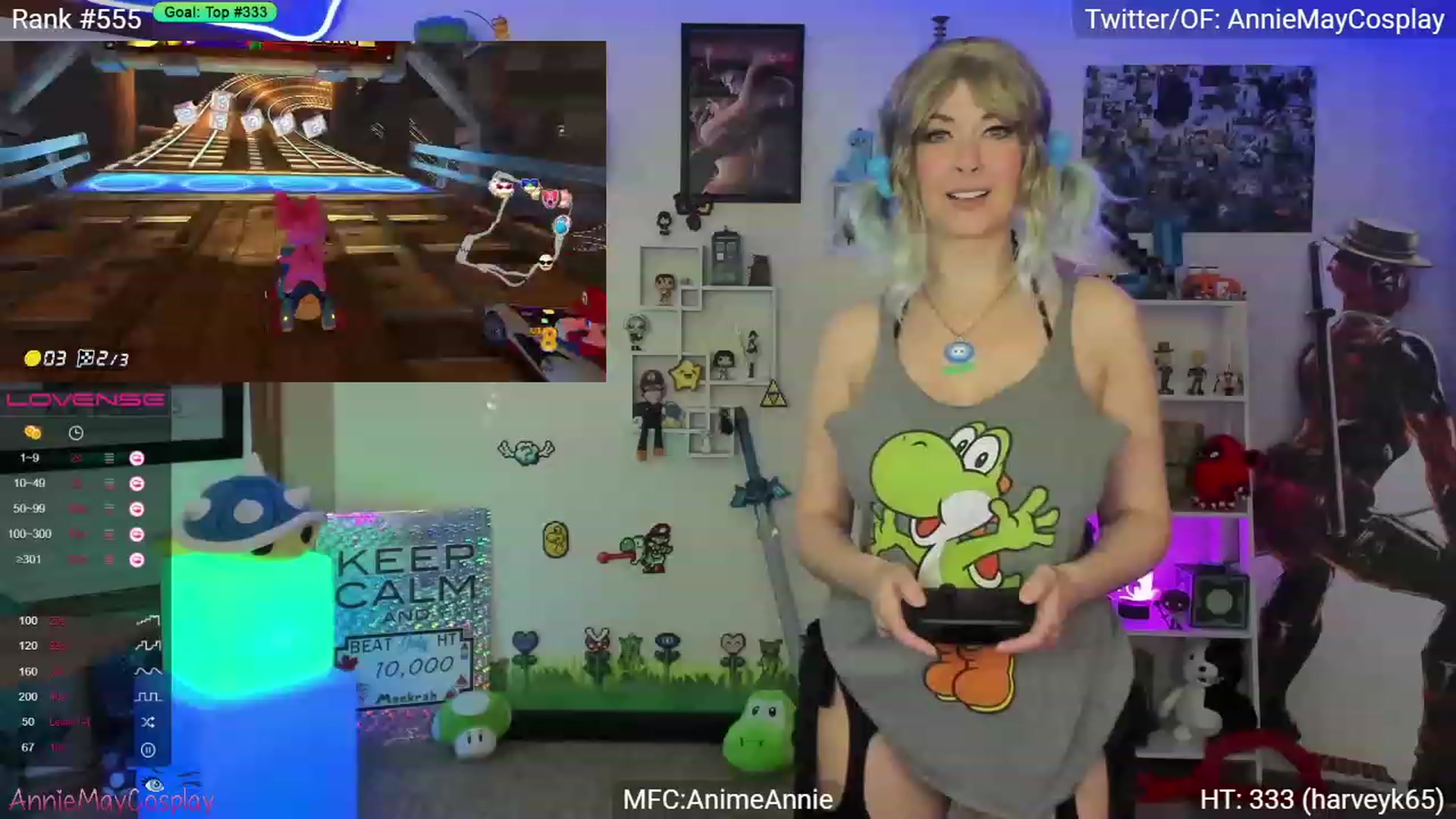 Gallery image thumbnail from AnimeAnnie's myfreecams stream on, 07/18/2023, 01:50 image 6 of 20