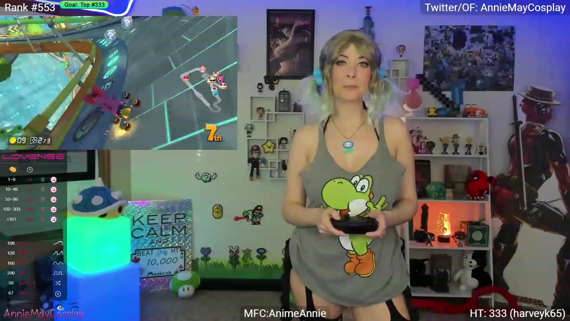 Gallery image thumbnail from AnimeAnnie's myfreecams stream on, 07/18/2023, 01:50 image 9 of 20