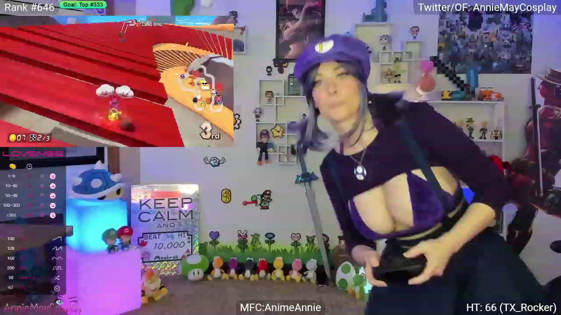 Gallery image thumbnail from AnimeAnnie's myfreecams stream on, 07/25/2023, 03:04 image 5 of 20
