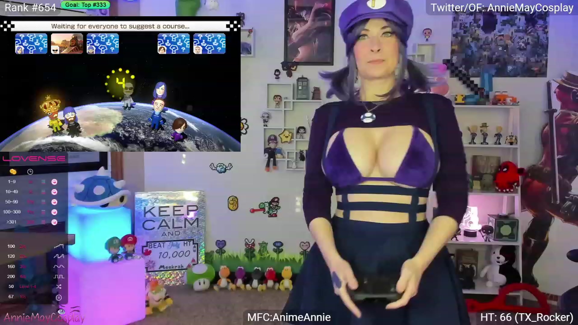 Gallery image thumbnail from AnimeAnnie's myfreecams stream on, 07/25/2023, 03:04 image 3 of 20