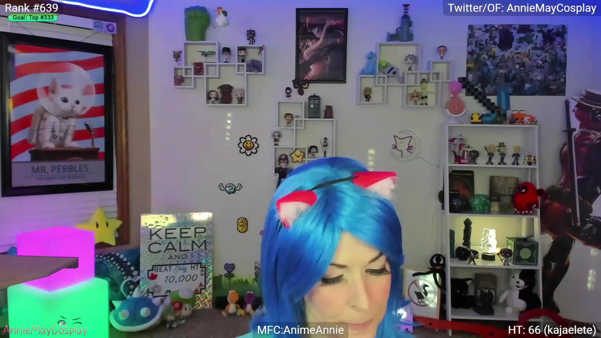 Gallery image thumbnail from AnimeAnnie's myfreecams stream on, 07/30/2023, 01:58 image 15 of 20
