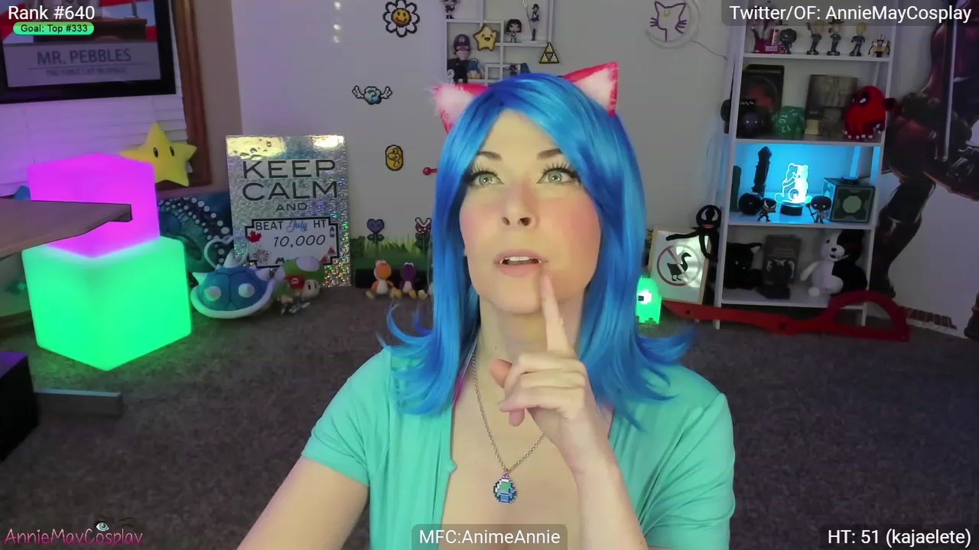 Gallery image thumbnail from AnimeAnnie's myfreecams stream on, 07/30/2023, 01:58 image 8 of 20