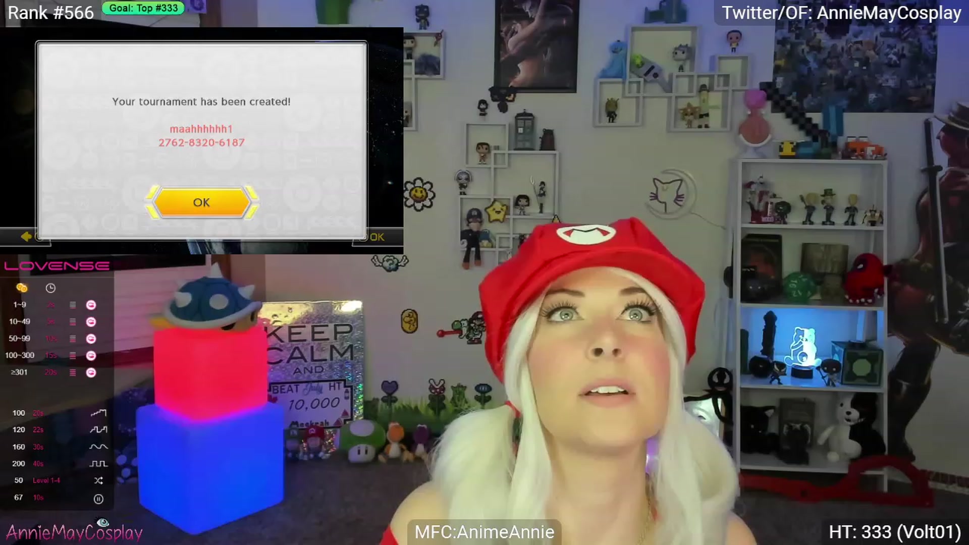 Gallery image thumbnail from AnimeAnnie's myfreecams stream on, 08/01/2023, 01:21 image 5 of 20
