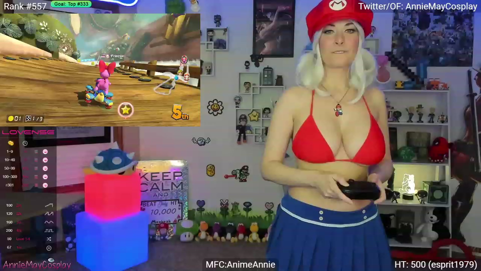 Gallery image thumbnail from AnimeAnnie's myfreecams stream on, 08/01/2023, 01:21 image 13 of 20