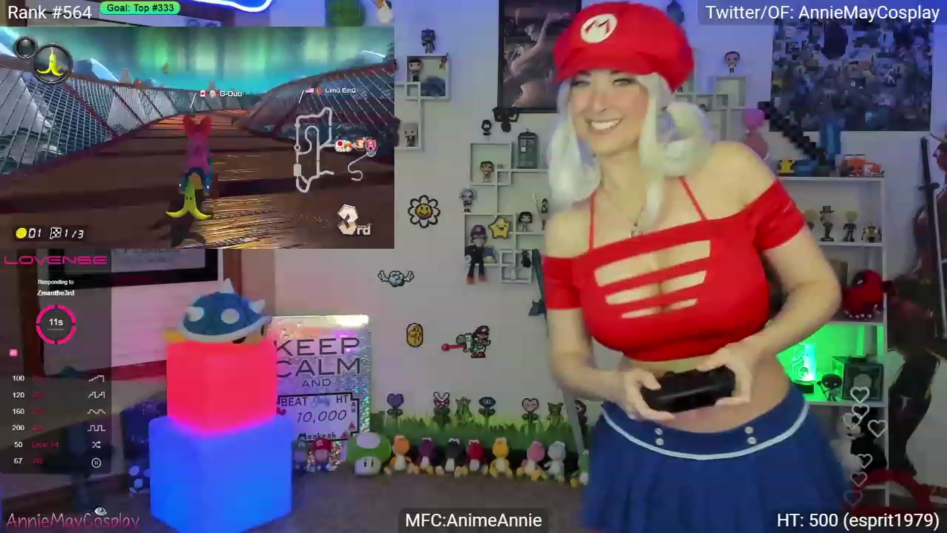 Gallery image thumbnail from AnimeAnnie's myfreecams stream on, 08/01/2023, 01:21 image 7 of 20