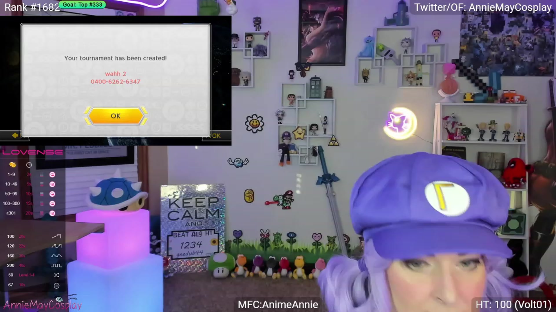 Gallery image thumbnail from AnimeAnnie's myfreecams stream on, 08/03/2023, 03:31 image 1 of 20