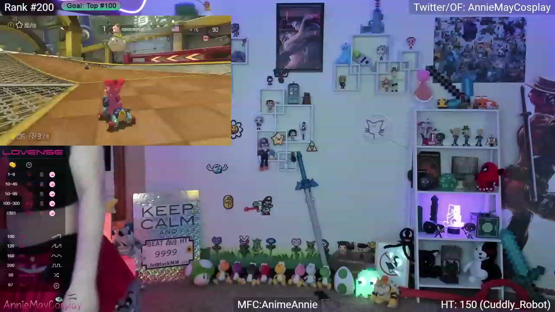 Gallery image thumbnail from AnimeAnnie's myfreecams stream on, 08/08/2023, 03:07 image 4 of 20
