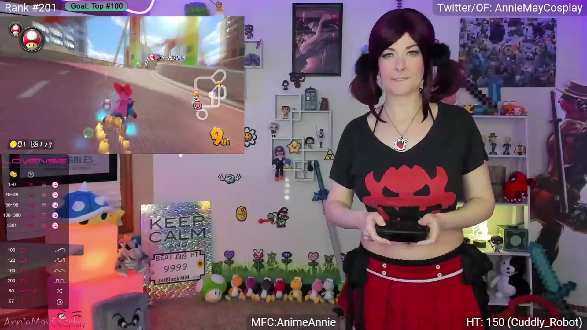 Gallery image thumbnail from AnimeAnnie's myfreecams stream on, 08/08/2023, 03:07 image 2 of 20