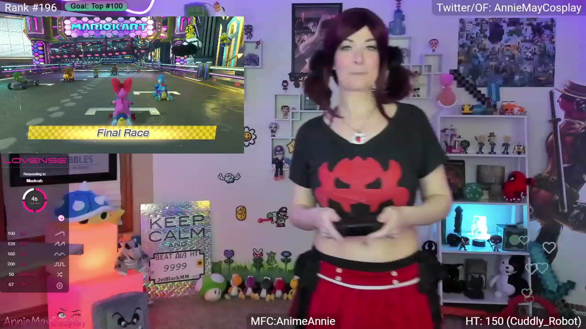 Gallery image thumbnail from AnimeAnnie's myfreecams stream on, 08/08/2023, 03:07 image 6 of 20