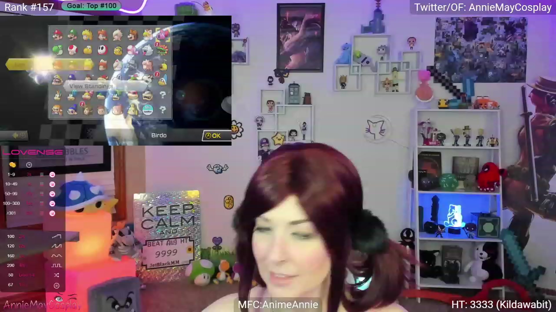 Gallery image thumbnail from AnimeAnnie's myfreecams stream on, 08/08/2023, 03:07 image 15 of 20