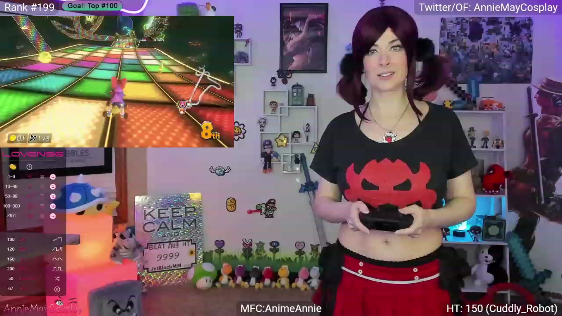 Gallery image thumbnail from AnimeAnnie's myfreecams stream on, 08/08/2023, 03:07 image 5 of 20