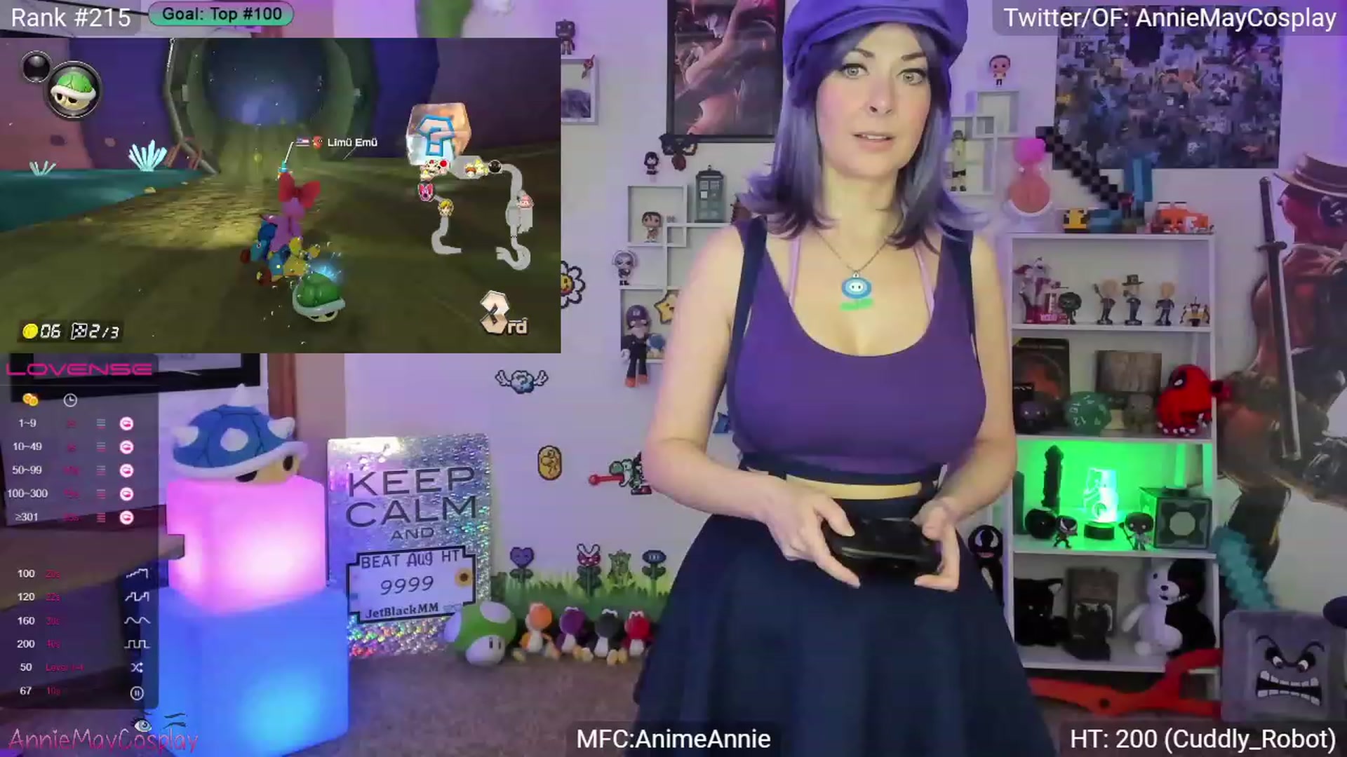 Gallery image thumbnail from AnimeAnnie's myfreecams stream on, 08/10/2023, 02:27 image 7 of 20