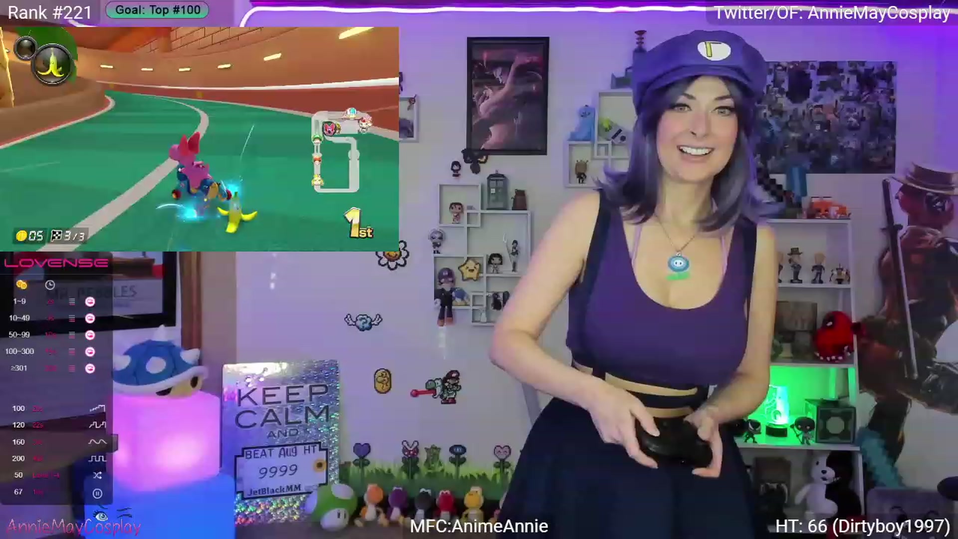 Gallery image thumbnail from AnimeAnnie's myfreecams stream on, 08/10/2023, 02:27 image 1 of 20