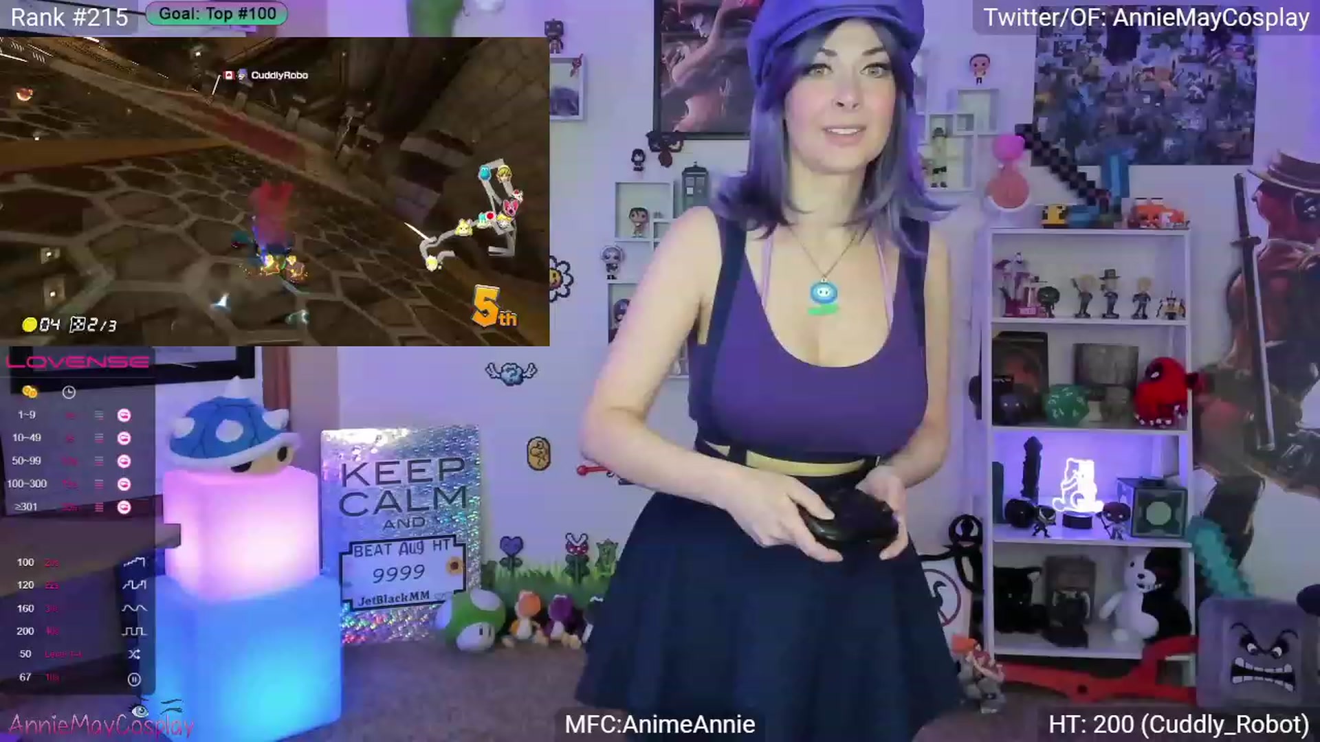 Gallery image thumbnail from AnimeAnnie's myfreecams stream on, 08/10/2023, 02:27 image 6 of 20