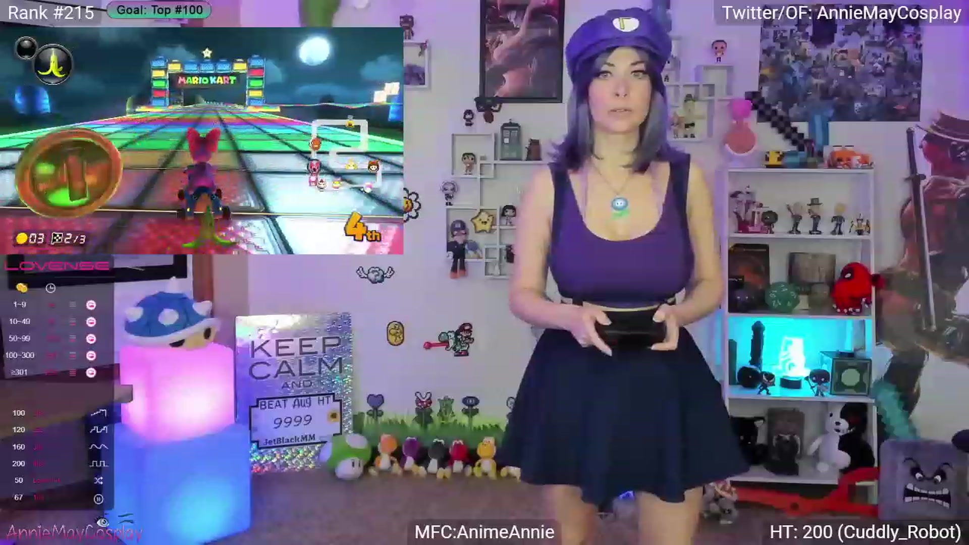 Gallery image thumbnail from AnimeAnnie's myfreecams stream on, 08/10/2023, 02:27 image 15 of 20