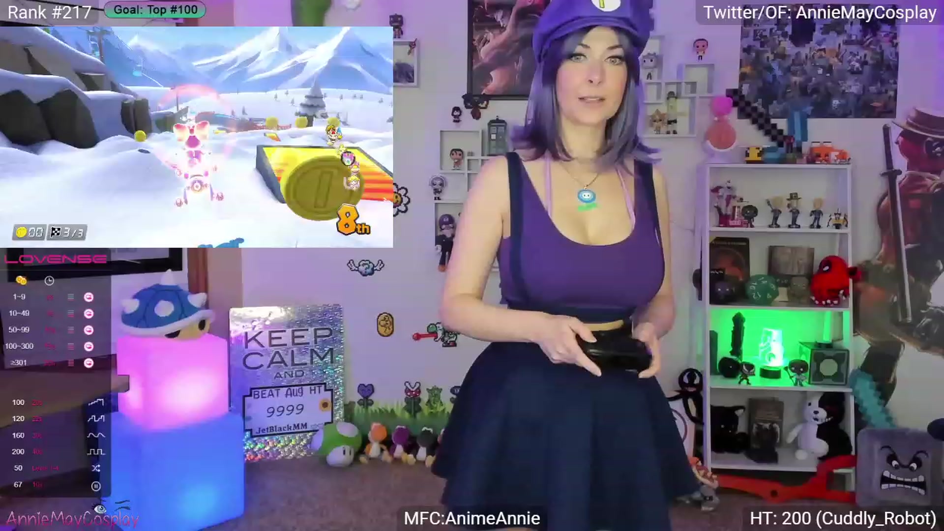 Gallery image thumbnail from AnimeAnnie's myfreecams stream on, 08/10/2023, 02:27 image 9 of 20