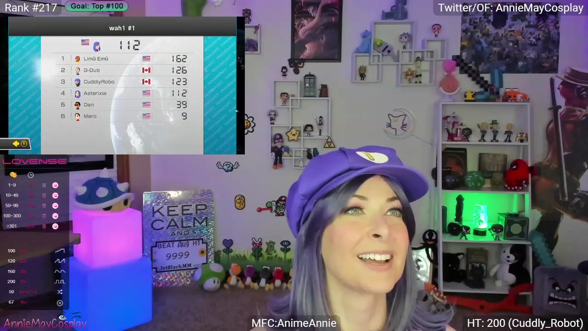 Gallery image thumbnail from AnimeAnnie's myfreecams stream on, 08/10/2023, 02:27 image 11 of 20