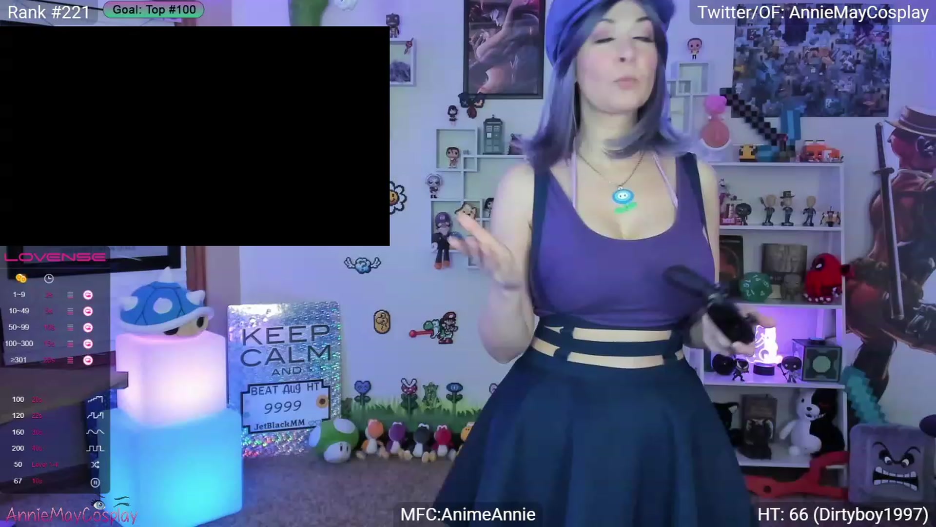 Gallery image thumbnail from AnimeAnnie's myfreecams stream on, 08/10/2023, 02:27 image 2 of 20