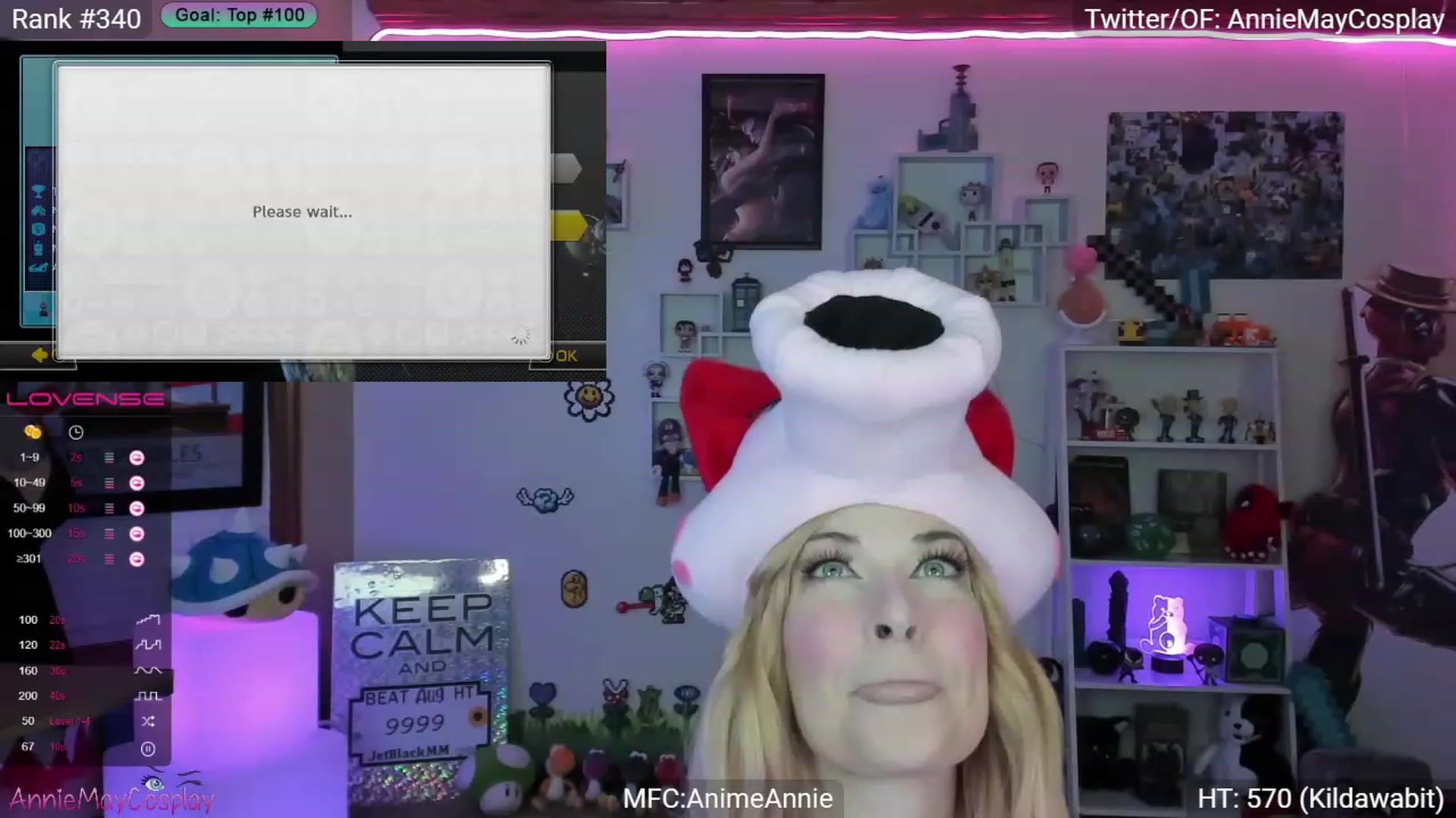 Gallery image thumbnail from AnimeAnnie's myfreecams stream on, 08/15/2023, 03:45 image 5 of 20