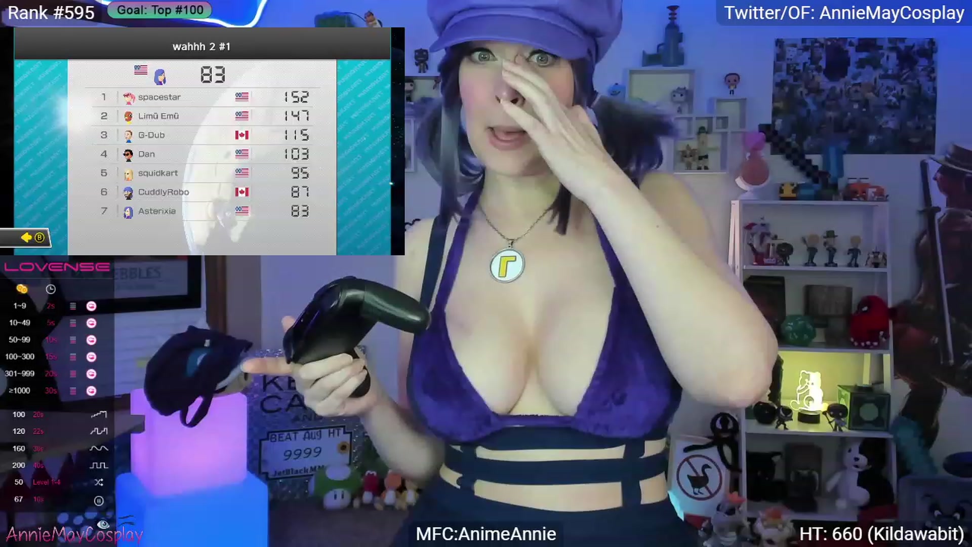Gallery image thumbnail from AnimeAnnie's myfreecams stream on, 08/29/2023, 02:33 image 9 of 20