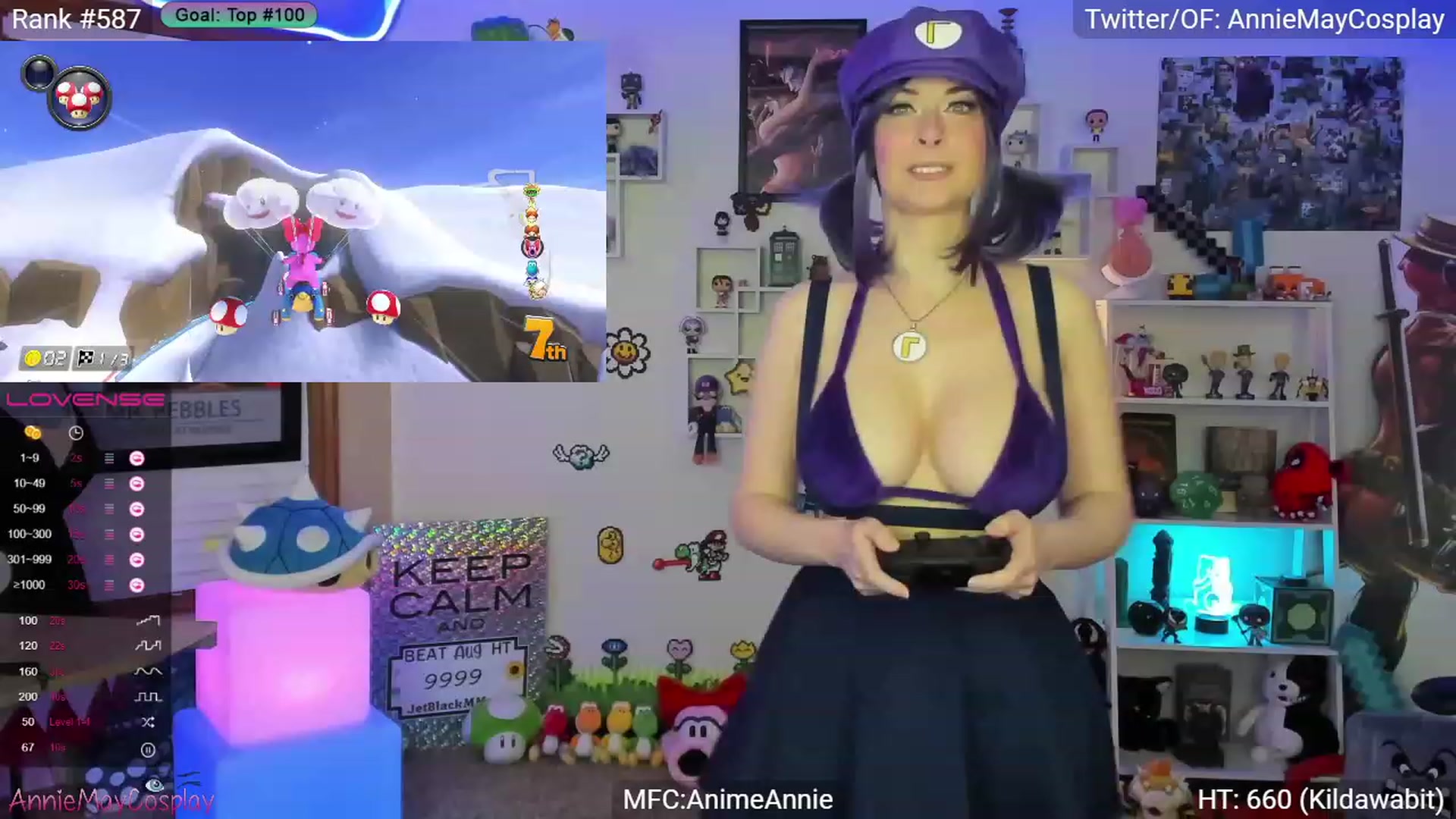 Gallery image thumbnail from AnimeAnnie's myfreecams stream on, 08/29/2023, 02:33 image 13 of 20