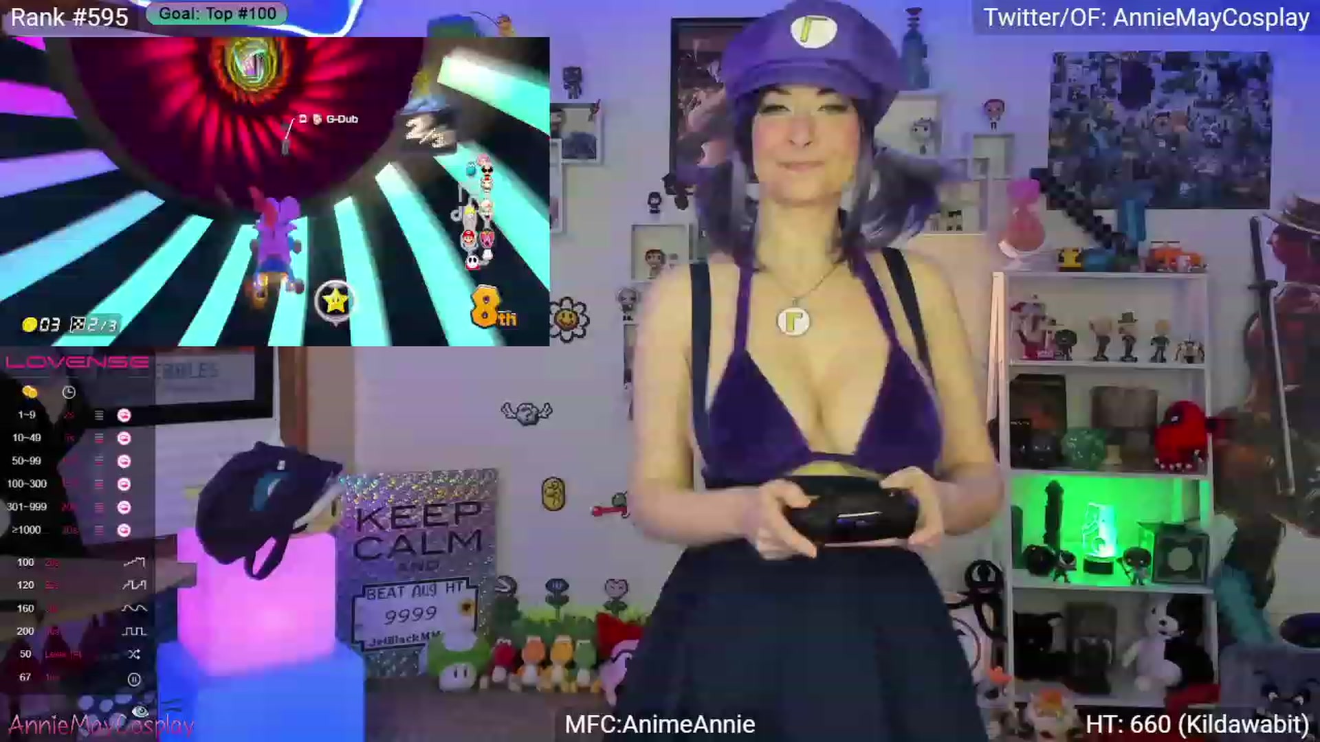 Gallery image thumbnail from AnimeAnnie's myfreecams stream on, 08/29/2023, 02:33 image 6 of 20