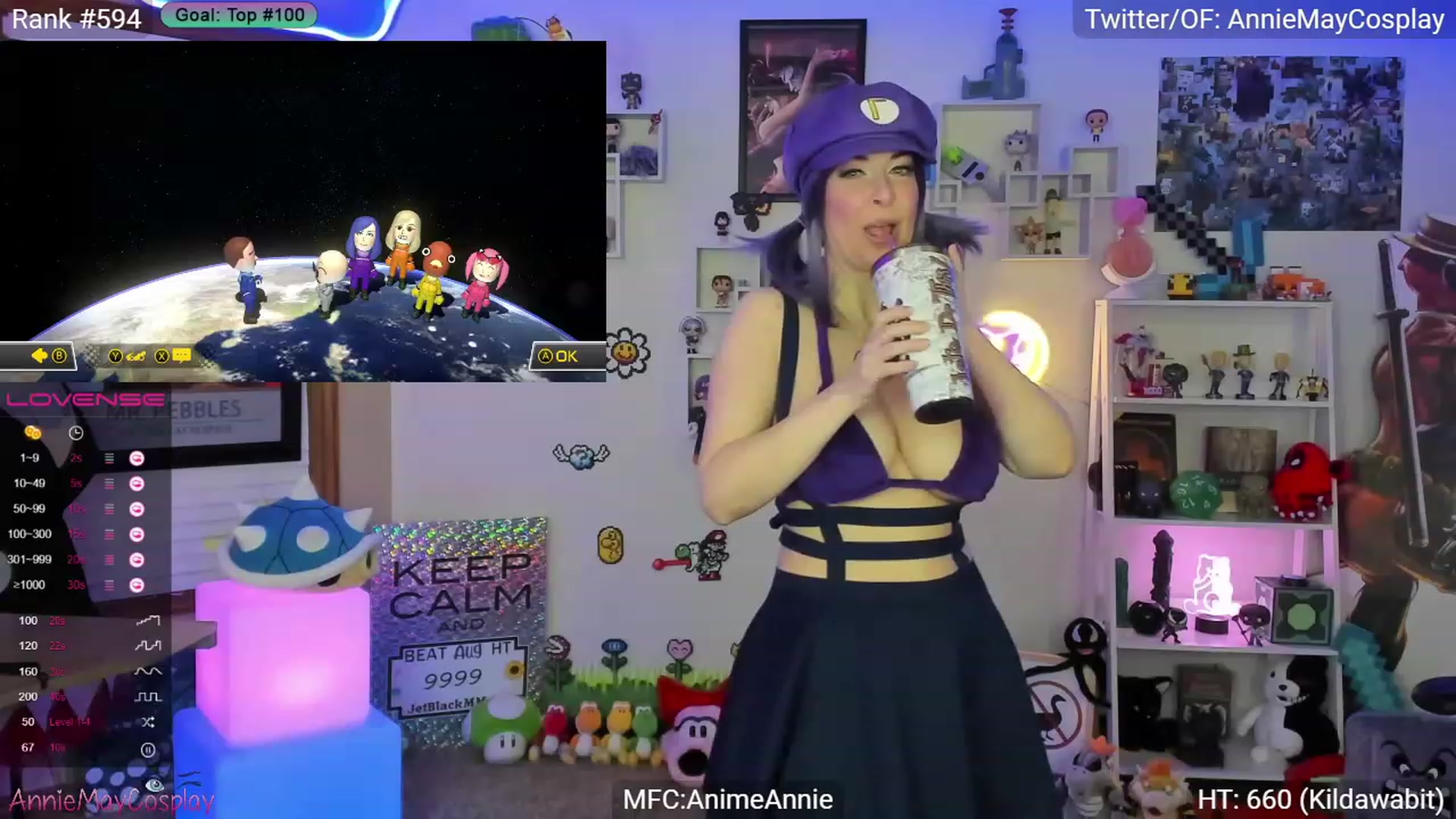 Gallery image thumbnail from AnimeAnnie's myfreecams stream on, 08/29/2023, 02:33 image 10 of 20