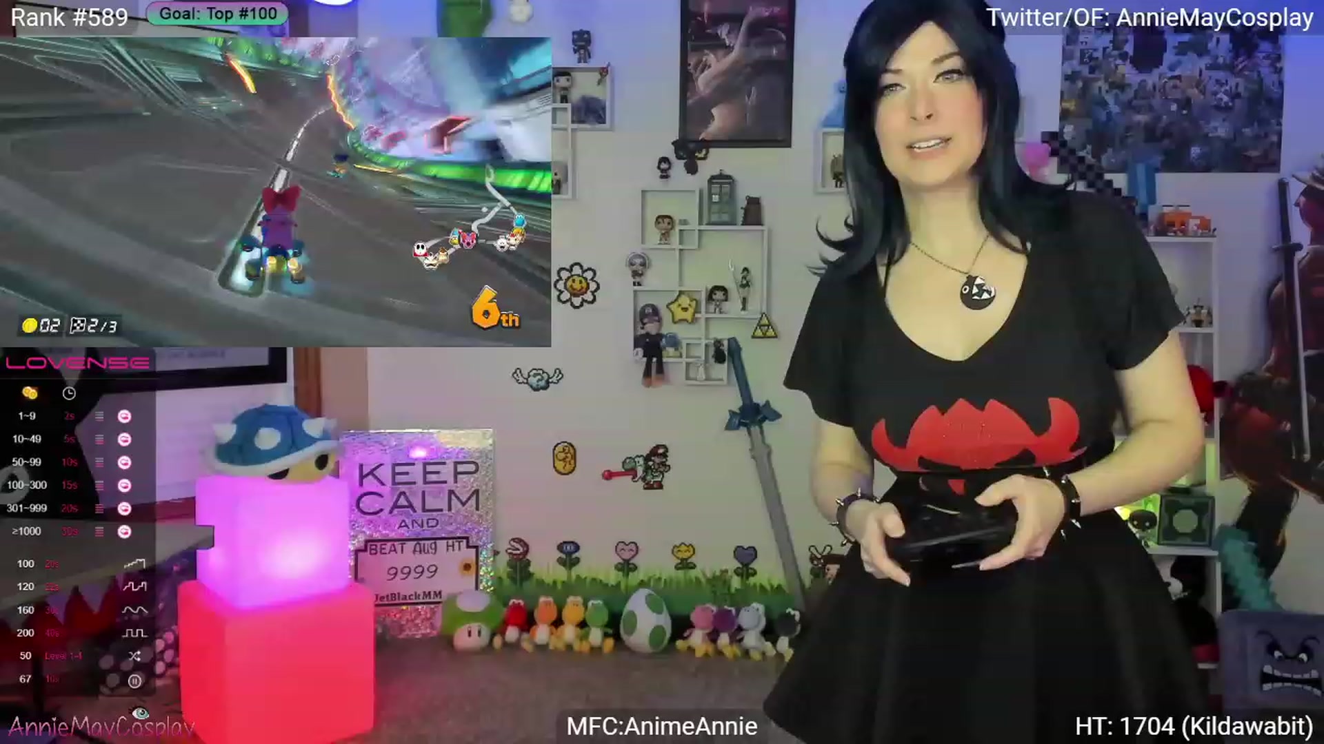 Gallery image thumbnail from AnimeAnnie's myfreecams stream on, 08/31/2023, 02:55 image 4 of 20