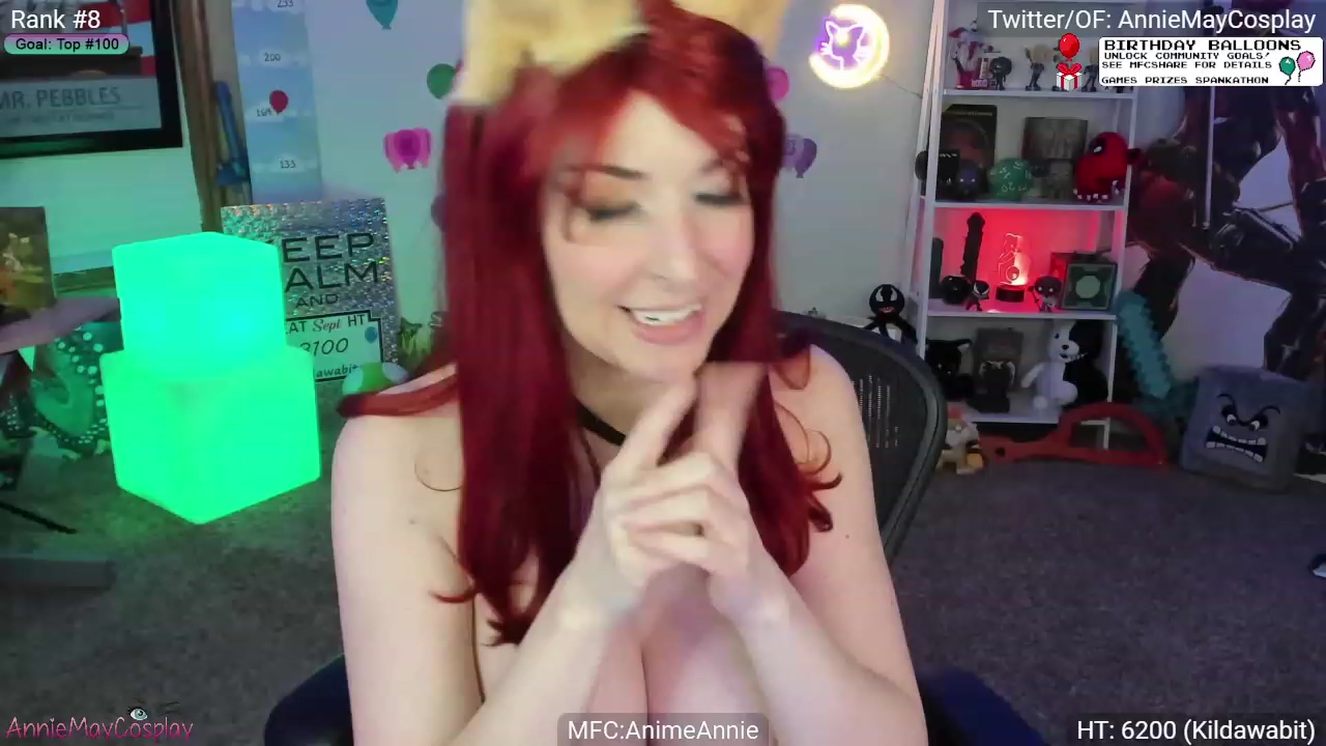 Gallery image thumbnail from AnimeAnnie's myfreecams stream on, 09/03/2023, 04:01 image 19 of 20