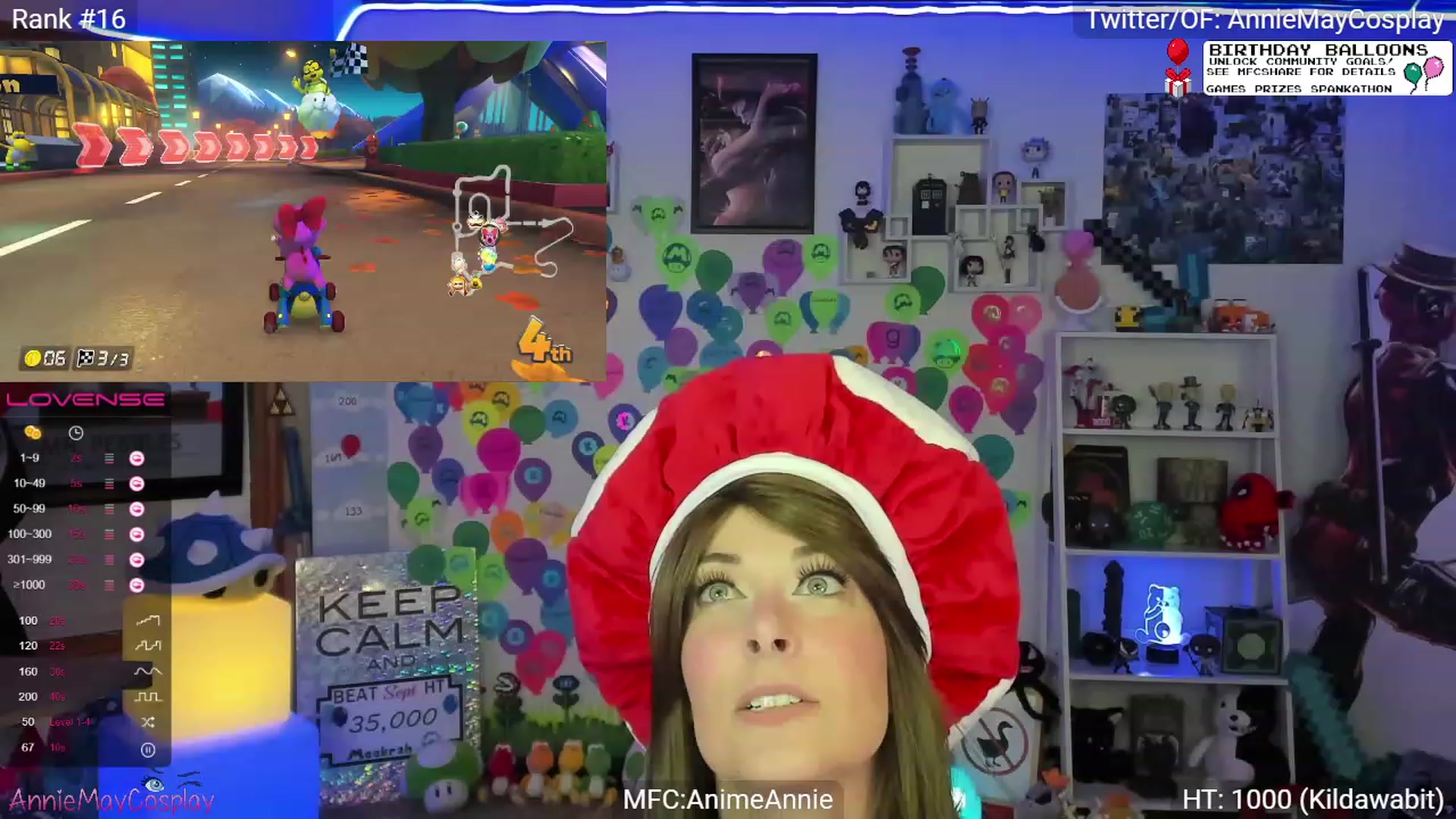 Gallery image thumbnail from AnimeAnnie's myfreecams stream on, 09/05/2023, 03:19 image 13 of 20