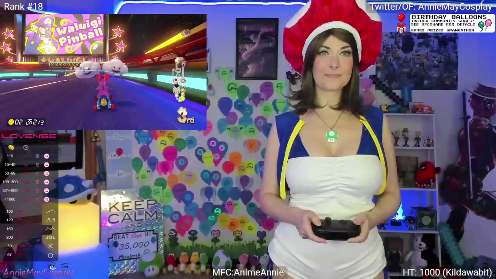 Gallery image thumbnail from AnimeAnnie's myfreecams stream on, 09/05/2023, 03:19 image 4 of 20