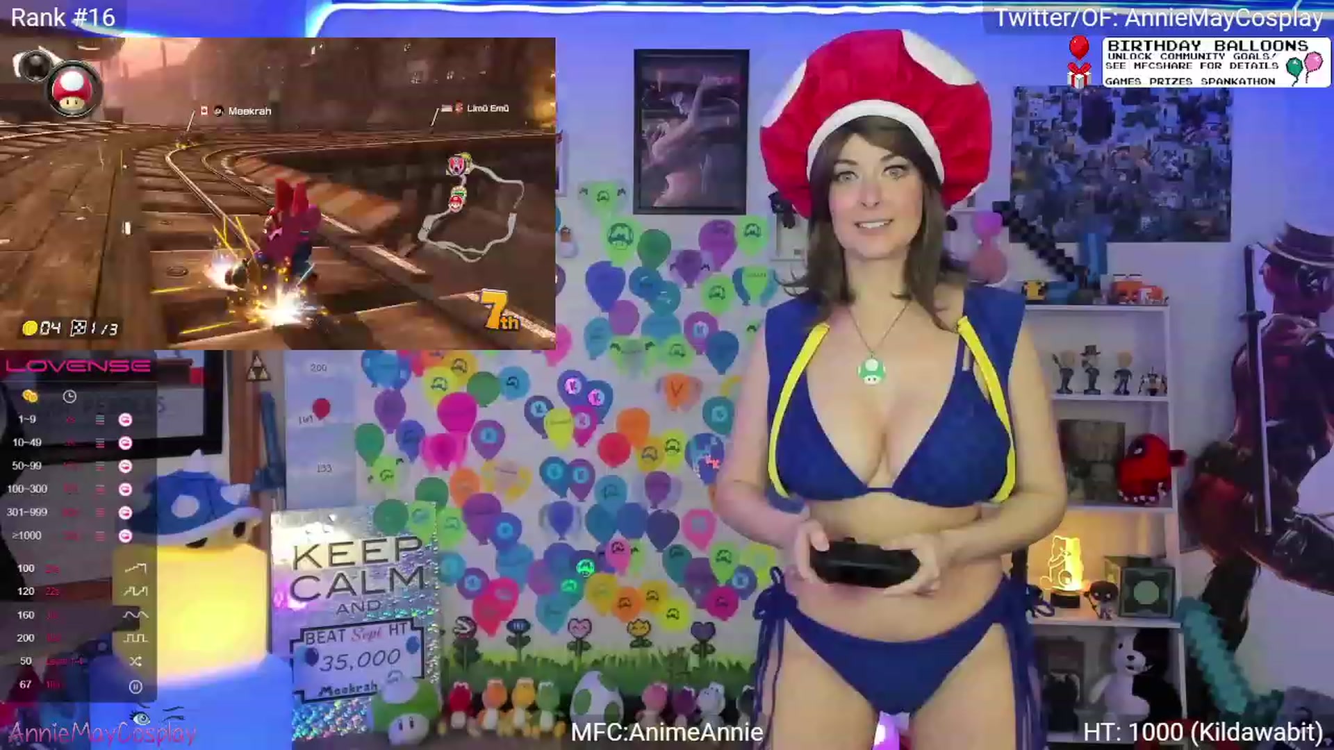 Gallery image thumbnail from AnimeAnnie's myfreecams stream on, 09/05/2023, 03:19 image 17 of 20