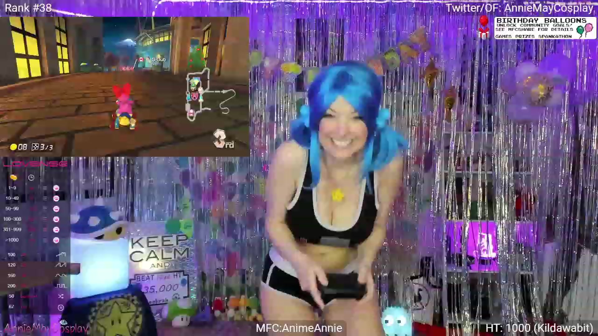 Gallery image thumbnail from AnimeAnnie's myfreecams stream on, 09/12/2023, 02:37 image 14 of 20