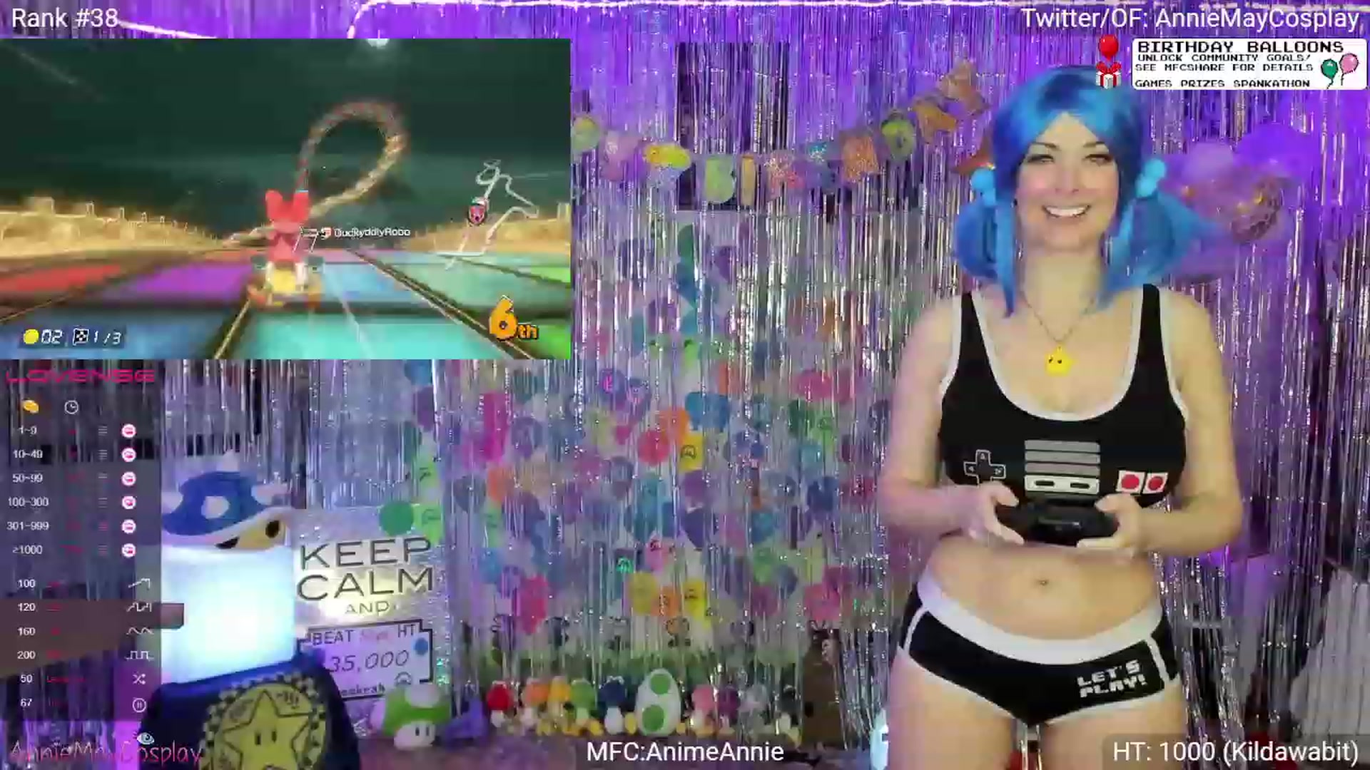Gallery image thumbnail from AnimeAnnie's myfreecams stream on, 09/12/2023, 02:37 image 19 of 20