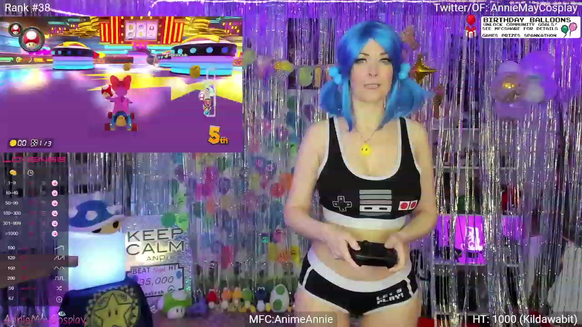 Gallery image thumbnail from AnimeAnnie's myfreecams stream on, 09/12/2023, 02:37 image 16 of 20