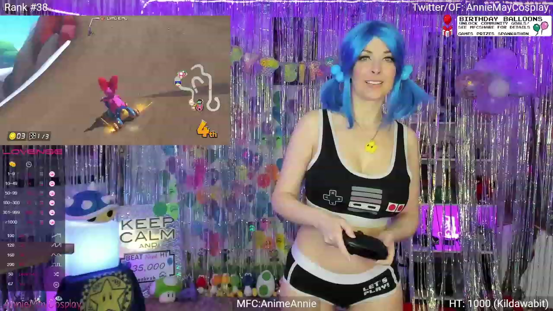Gallery image thumbnail from AnimeAnnie's myfreecams stream on, 09/12/2023, 02:37 image 12 of 20