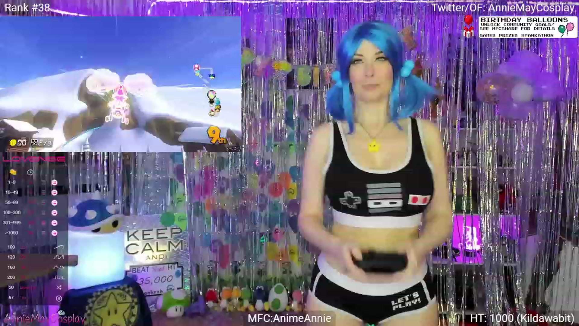 Gallery image thumbnail from AnimeAnnie's myfreecams stream on, 09/12/2023, 02:37 image 13 of 20