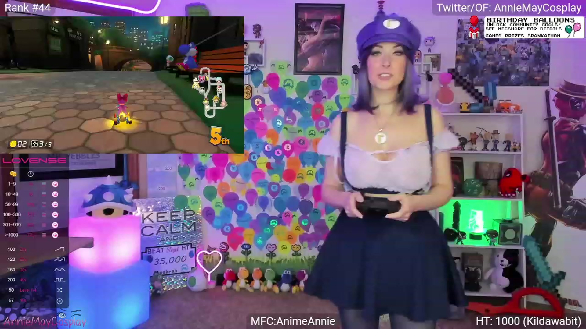 Gallery image thumbnail from AnimeAnnie's myfreecams stream on, 09/14/2023, 02:39 image 18 of 20