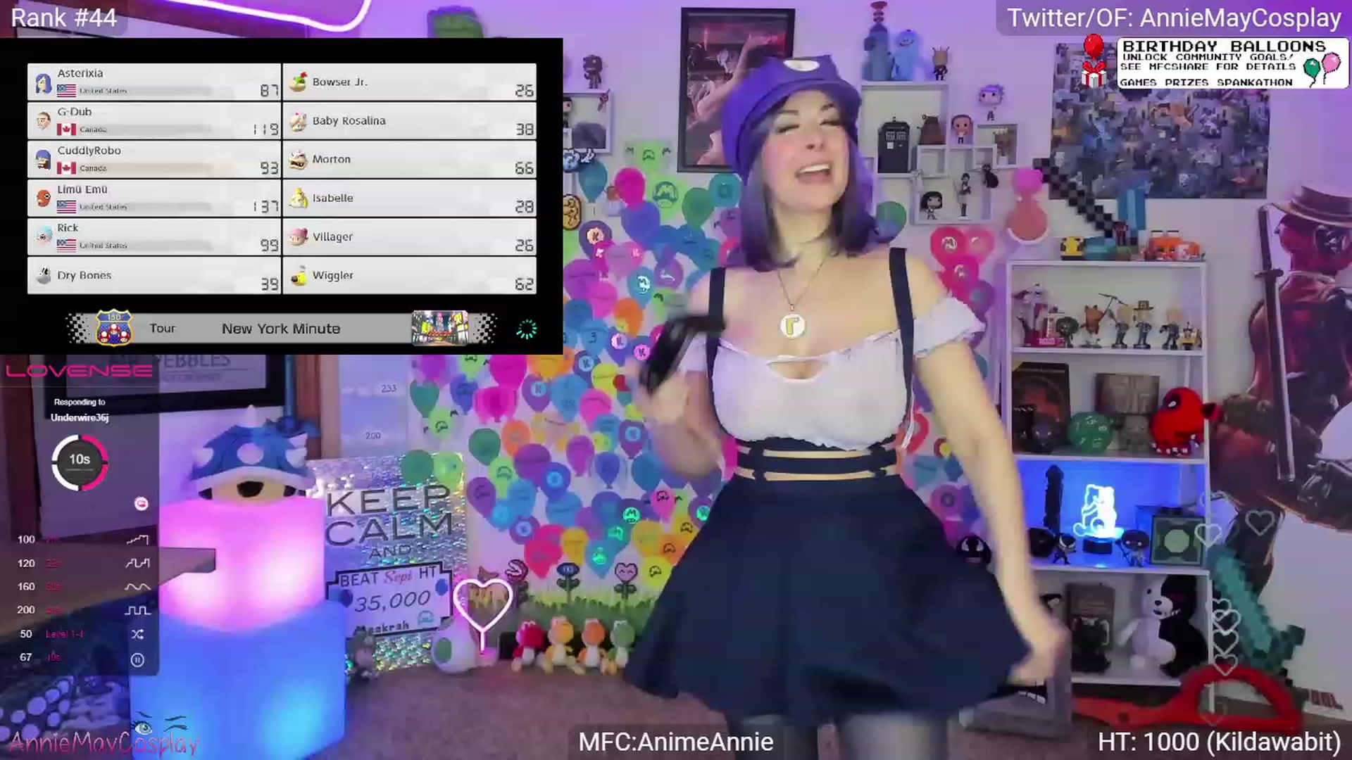 Gallery image thumbnail from AnimeAnnie's myfreecams stream on, 09/14/2023, 02:39 image 17 of 20