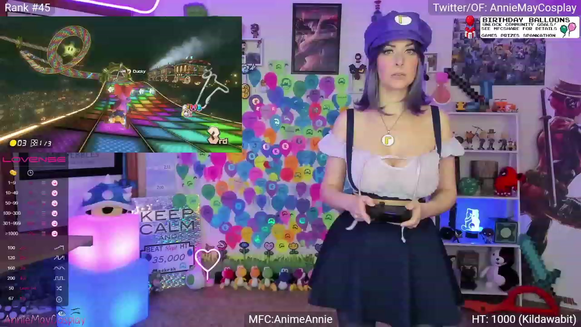 Gallery image thumbnail from AnimeAnnie's myfreecams stream on, 09/14/2023, 02:39 image 9 of 20