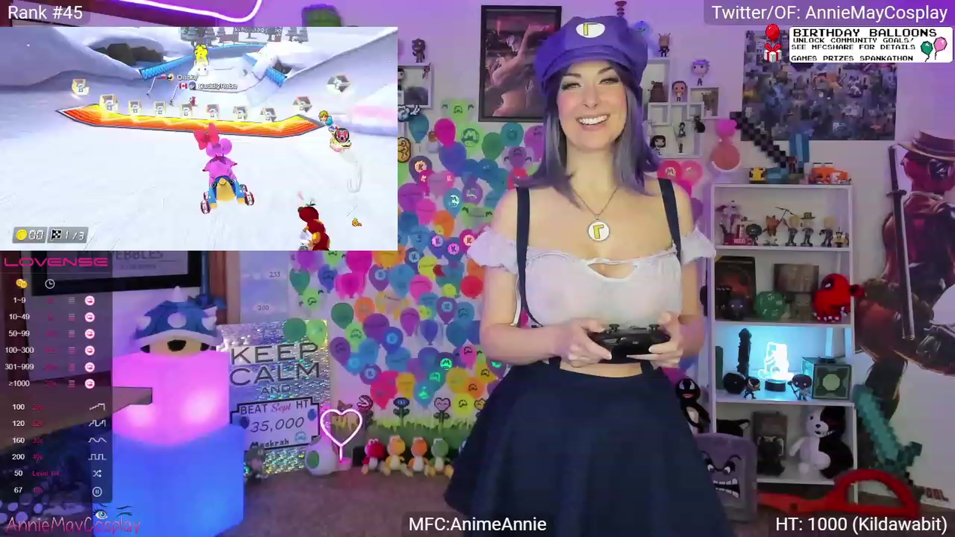 Gallery image thumbnail from AnimeAnnie's myfreecams stream on, 09/14/2023, 02:39 image 5 of 20