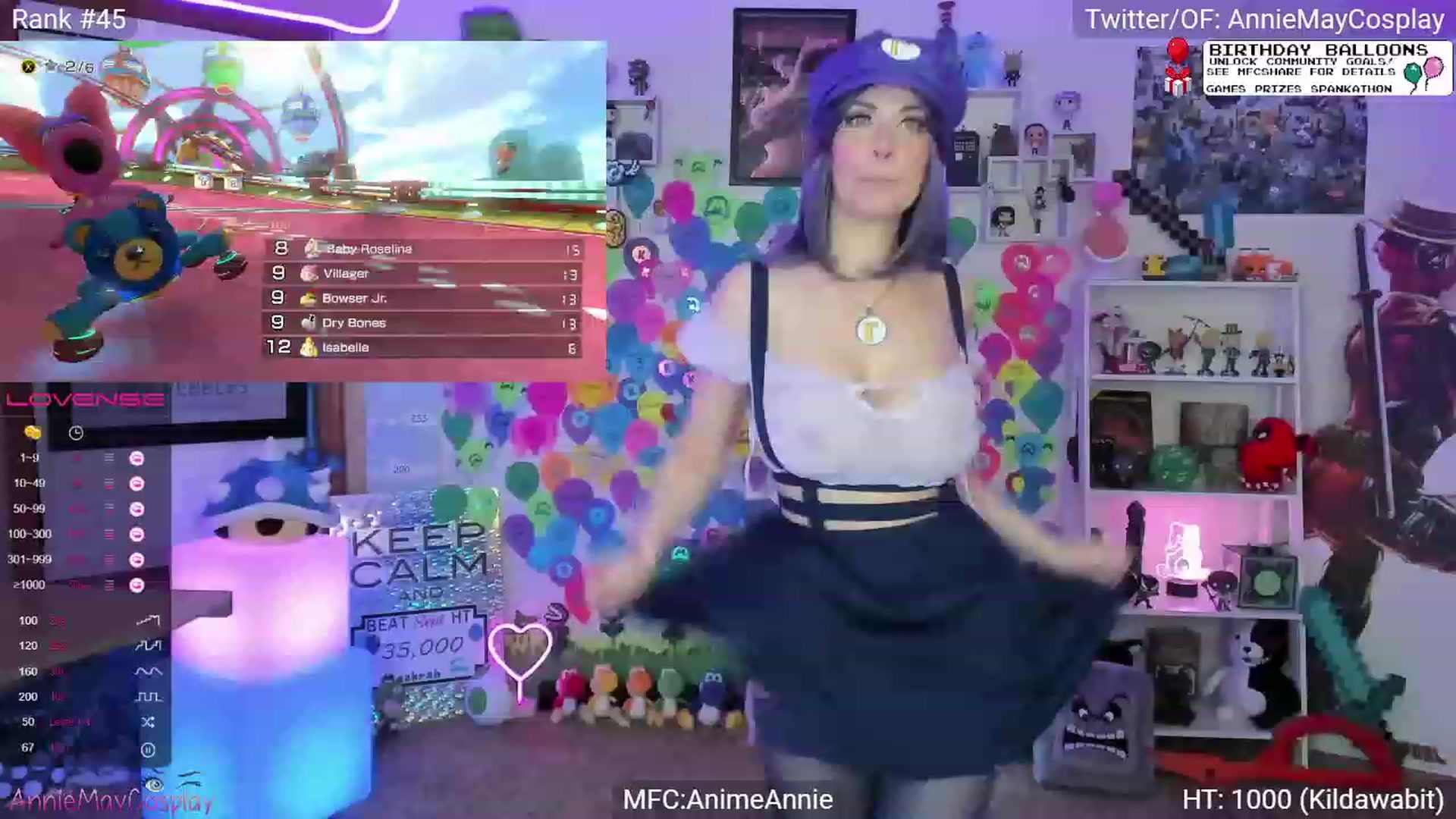 Gallery image thumbnail from AnimeAnnie's myfreecams stream on, 09/14/2023, 02:39 image 4 of 20